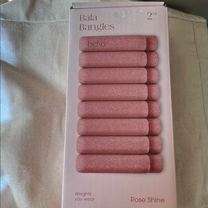 2 lb Bala Bangles Wearable Weights - Rose Shine color